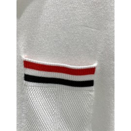New Spring And Summer Polo Shirt with Pocket, Knitted Collar Button Trendy T-Shirt, Short Sleeve Sweater, Comfortable And Casual Versatile Top, Machine Washable.