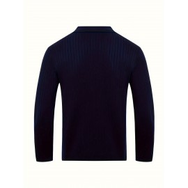 New Cross-Border Men's Pullover Knit Sweater