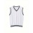 Men's V-neck Pullover Vest Cardigan, College Style Knitted Sleeveless Sweater