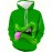 Novelty Cartoon Mouth 3D Print Men's Hooded Sweatshirt with Drawstring And Pocket, Fall Winter Hoodie, PLUS SIZE