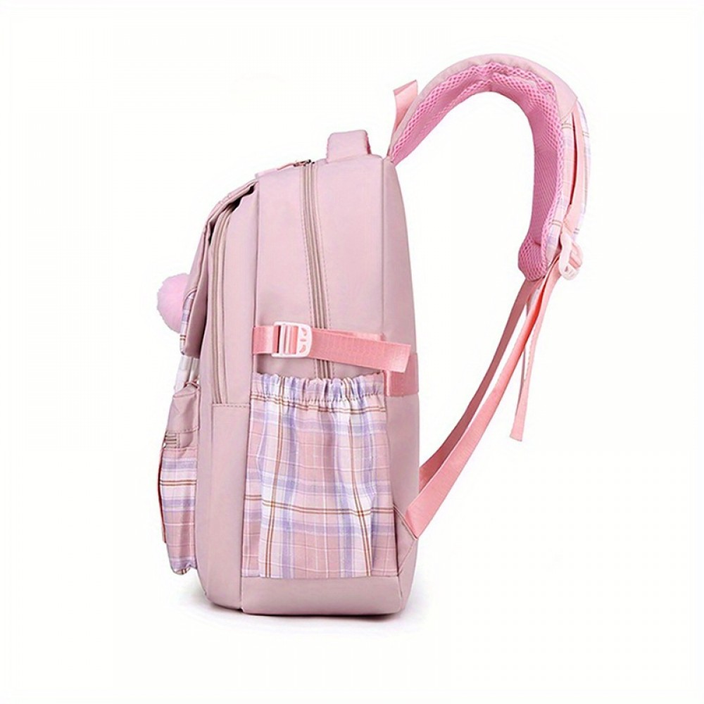 Calvin Inspired Backpack - Large Capacity School, Travel, Work Bag with Ergonomic Padded Straps, Multiple Compartments, Zipper Closure - Durable Nylon Backpack for Women & Men