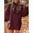 Women's Oversized Cable Sweater Dress - Belted Waist Pencil, Round Neck Mid-Length Pullover, Cozy Casual to Semi-Formal Wear (Maroon/Deep Red) - Easy-Care Hand Wash/Dry Clean, Spring/Fall Wardrobe Essential
