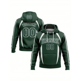 Customizable Men'S Plus Size Hoodie - Personalized 