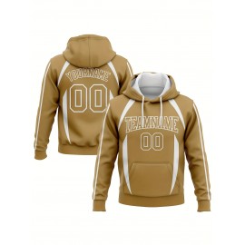 Customizable Men'S Plus Size Hoodie - Personalized 