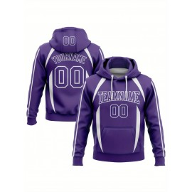 Customizable Men'S Plus Size Hoodie - Personalized 
